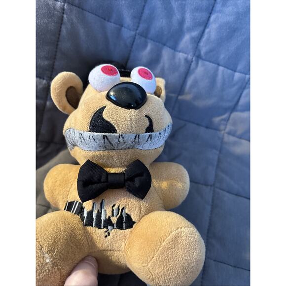 Five Nights At Freddy's Nightmare Freddy Plush 2016 8” Funko FNAF - Picture 3 of 8
